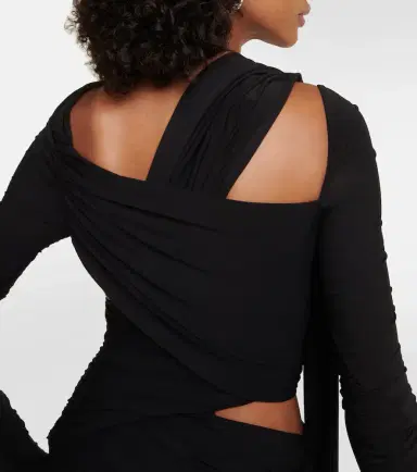 The Attico Asymmetrical draped top | Thumbnail 5 The Attico Asymmetrical draped top | Thumbnail 5