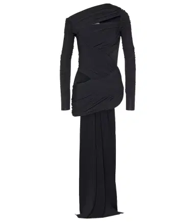 The Attico Asymmetrical draped top | Thumbnail 1 The Attico Asymmetrical draped top | Thumbnail 1