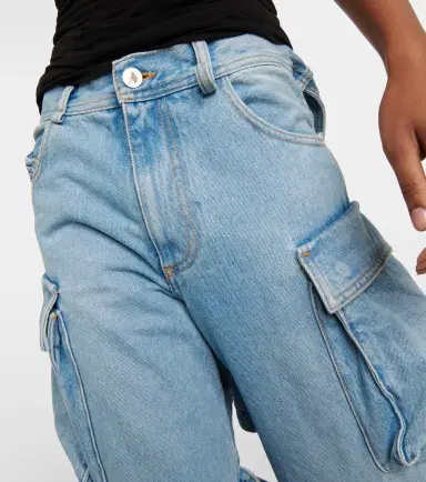 The Attico Cutout cargo jeans | Thumbnail 2 The Attico Cutout cargo jeans | Thumbnail 2