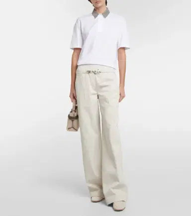 Brunello Cucinelli High-rise wide-leg jeans | Thumbnail 3 Brunello Cucinelli High-rise wide-leg jeans | Thumbnail 3