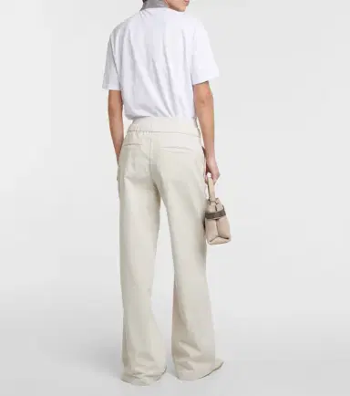 Brunello Cucinelli High-rise wide-leg jeans | Thumbnail 4 Brunello Cucinelli High-rise wide-leg jeans | Thumbnail 4