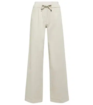 Brunello Cucinelli High-rise wide-leg jeans | Thumbnail 1 Brunello Cucinelli High-rise wide-leg jeans | Thumbnail 1