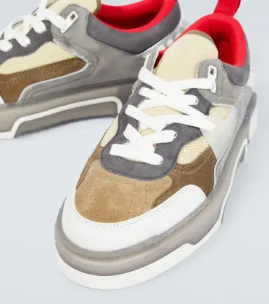 Christian Louboutin Astroloubi leather and suede sneakers | Thumbnail 2 Christian Louboutin Astroloubi leather and suede sneakers | Thumbnail 2