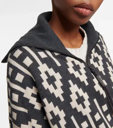 Brunello Cucinelli Vintage Jacquard wool-blend sweater | Thumbnail 7 Brunello Cucinelli Vintage Jacquard wool-blend sweater | Thumbnail 7