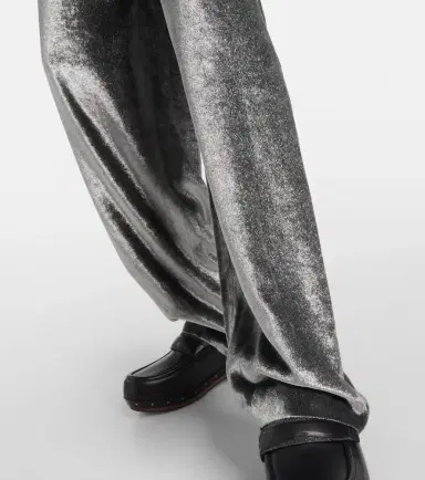 Brunello Cucinelli Velvet wide-leg pants | Thumbnail 5 Brunello Cucinelli Velvet wide-leg pants | Thumbnail 5