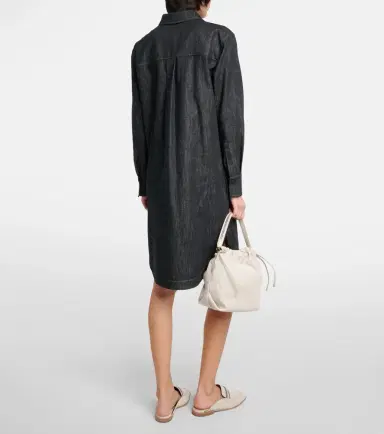 Brunello Cucinelli Denim shirt dress | Thumbnail 2 Brunello Cucinelli Denim shirt dress | Thumbnail 2