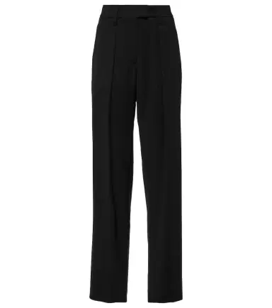Brunello Cucinelli High-rise gabardine wide-leg pants | Thumbnail 1 Brunello Cucinelli High-rise gabardine wide-leg pants | Thumbnail 1