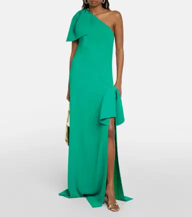 Elie Saab Draped one-shoulder gown | Thumbnail 4 Elie Saab Draped one-shoulder gown | Thumbnail 4