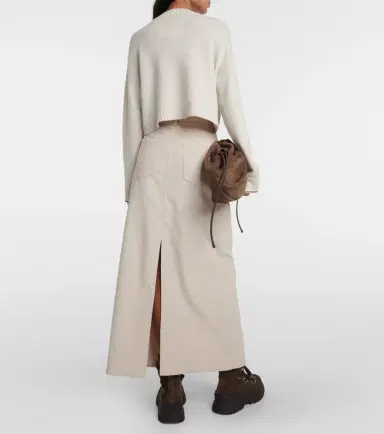 Brunello Cucinelli Cotton corduroy maxi skirt | Thumbnail 4 Brunello Cucinelli Cotton corduroy maxi skirt | Thumbnail 4