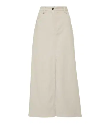 Brunello Cucinelli Cotton corduroy maxi skirt | Thumbnail 1 Brunello Cucinelli Cotton corduroy maxi skirt | Thumbnail 1