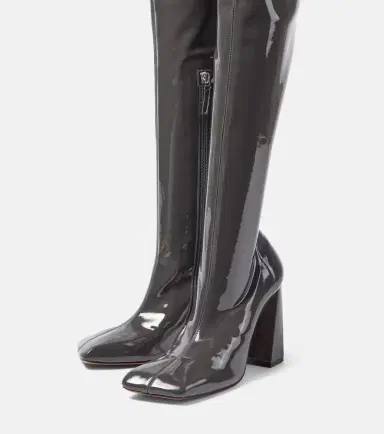 Amina Muaddi Marine Stretch 95 latex over-the-knee boots | Thumbnail 6 Amina Muaddi Marine Stretch 95 latex over-the-knee boots | Thumbnail 6
