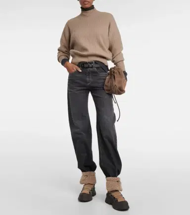 Brunello Cucinelli Shearling-lined suede ankle boots | Thumbnail 5 Brunello Cucinelli Shearling-lined suede ankle boots | Thumbnail 5