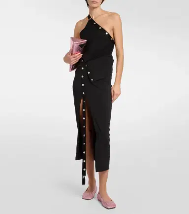 Amina Muaddi Ane embellished satin ballet flats | Thumbnail 5 Amina Muaddi Ane embellished satin ballet flats | Thumbnail 5
