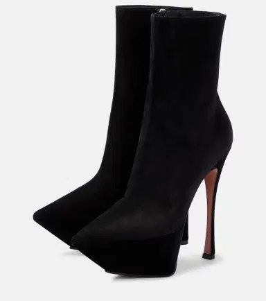 Amina Muaddi Yigit 150 suede ankle boots | Thumbnail 3 Amina Muaddi Yigit 150 suede ankle boots | Thumbnail 3