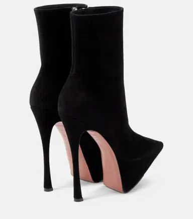 Amina Muaddi Yigit 150 suede ankle boots | Thumbnail 4 Amina Muaddi Yigit 150 suede ankle boots | Thumbnail 4