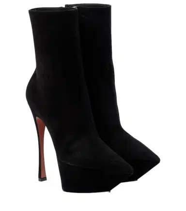 Amina Muaddi Yigit 150 suede ankle boots | Thumbnail 1 Amina Muaddi Yigit 150 suede ankle boots | Thumbnail 1