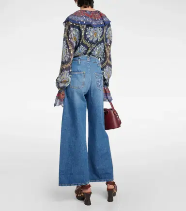 Etro High-rise wide-leg jeans | Thumbnail 4 Etro High-rise wide-leg jeans | Thumbnail 4