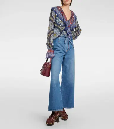 Etro High-rise wide-leg jeans | Thumbnail 6 Etro High-rise wide-leg jeans | Thumbnail 6