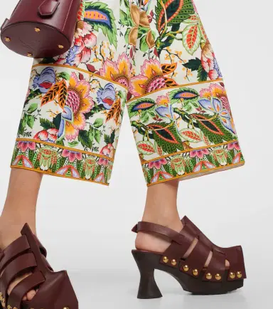 Etro Floral cotton culottes | Thumbnail 2 Etro Floral cotton culottes | Thumbnail 2