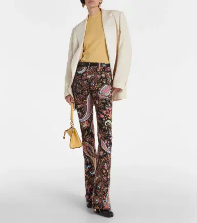 Etro Paisley high-rise flared jeans | Thumbnail 4 Etro Paisley high-rise flared jeans | Thumbnail 4