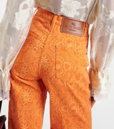 Etro Printed high-rise flared jeans | Thumbnail 3 Etro Printed high-rise flared jeans | Thumbnail 3