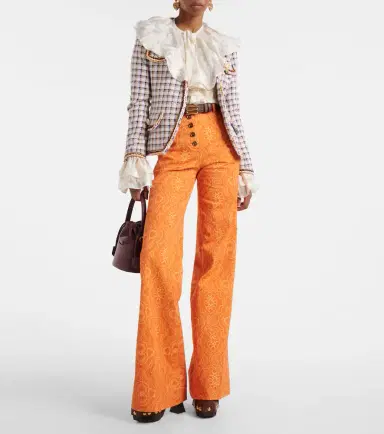Etro Printed high-rise flared jeans | Thumbnail 6 Etro Printed high-rise flared jeans | Thumbnail 6