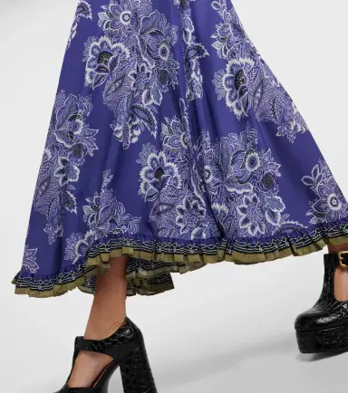 Etro Floral silk maxi skirt | Thumbnail 3 Etro Floral silk maxi skirt | Thumbnail 3
