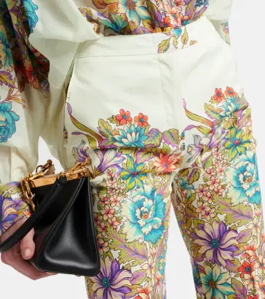 Etro Floral cotton-blend flared pants | Thumbnail 2 Etro Floral cotton-blend flared pants | Thumbnail 2