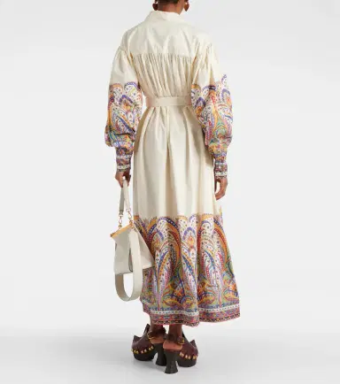 Etro Paisley cotton poplin shirt dress | Thumbnail 2 Etro Paisley cotton poplin shirt dress | Thumbnail 2
