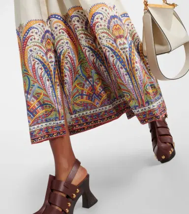 Etro Paisley cotton poplin shirt dress | Thumbnail 4 Etro Paisley cotton poplin shirt dress | Thumbnail 4