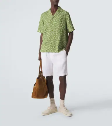 Frescobol Carioca Felipe linen-blend shorts | Thumbnail 4 Frescobol Carioca Felipe linen-blend shorts | Thumbnail 4