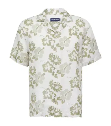 Frescobol Carioca Petala Roberto floral linen shirt | Thumbnail 1 Frescobol Carioca Petala Roberto floral linen shirt | Thumbnail 1