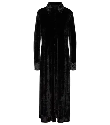 Jil Sander Velvet shirt dress | Thumbnail 1 Jil Sander Velvet shirt dress | Thumbnail 1