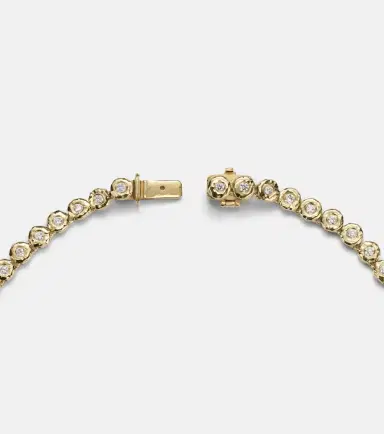 Octavia Elizabeth Blossom 18kt gold tennis necklace with diamonds | Thumbnail 3 Octavia Elizabeth Blossom 18kt gold tennis necklace with diamonds | Thumbnail 3
