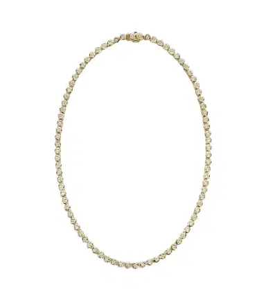 Octavia Elizabeth Blossom 18kt gold tennis necklace with diamonds | Thumbnail 1 Octavia Elizabeth Blossom 18kt gold tennis necklace with diamonds | Thumbnail 1