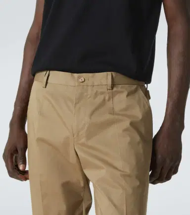 Dolce & Gabbana High-rise cotton-blend chinos | Thumbnail 4 Dolce & Gabbana High-rise cotton-blend chinos | Thumbnail 4