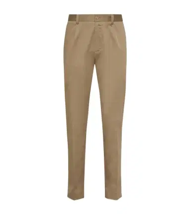 Dolce & Gabbana High-rise cotton-blend chinos | Thumbnail 1 Dolce & Gabbana High-rise cotton-blend chinos | Thumbnail 1