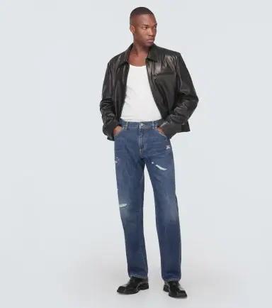 Dolce & Gabbana Distressed straight jeans | Thumbnail 5 Dolce & Gabbana Distressed straight jeans | Thumbnail 5