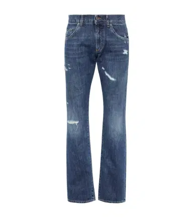 Dolce & Gabbana Distressed straight jeans | Thumbnail 1 Dolce & Gabbana Distressed straight jeans | Thumbnail 1
