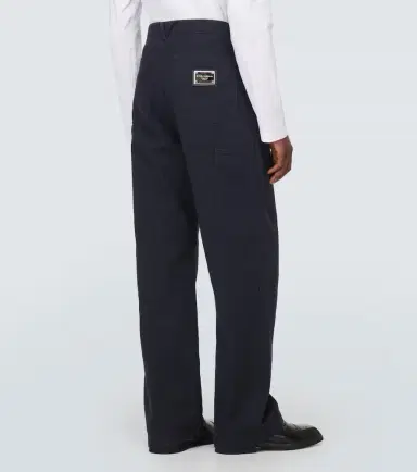 Dolce & Gabbana Mid-rise straight cotton pants | Thumbnail 2 Dolce & Gabbana Mid-rise straight cotton pants | Thumbnail 2