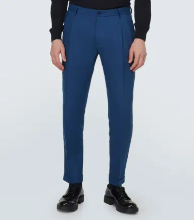 Dolce & Gabbana Linen slim pants | Thumbnail 4 Dolce & Gabbana Linen slim pants | Thumbnail 4