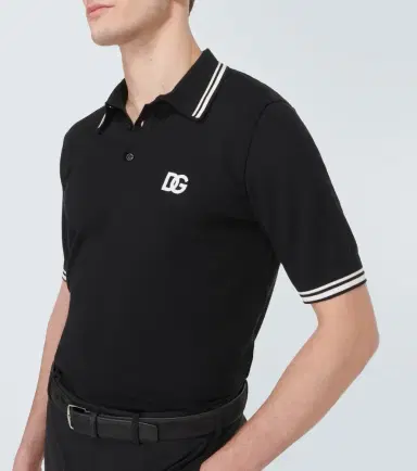 Dolce & Gabbana Logo cotton piqué polo shirt | Thumbnail 2 Dolce & Gabbana Logo cotton piqué polo shirt | Thumbnail 2