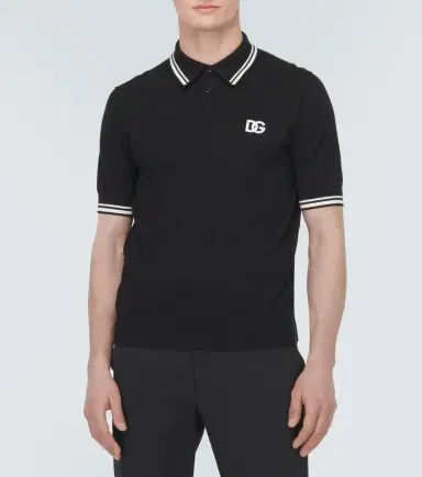 Dolce & Gabbana Logo cotton piqué polo shirt | Thumbnail 4 Dolce & Gabbana Logo cotton piqué polo shirt | Thumbnail 4