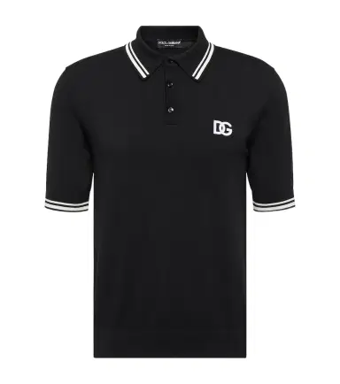 Dolce & Gabbana Logo cotton piqué polo shirt | Thumbnail 1 Dolce & Gabbana Logo cotton piqué polo shirt | Thumbnail 1