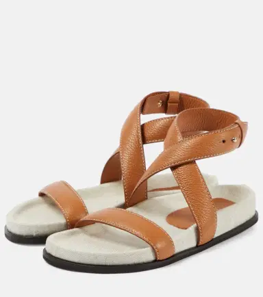 Toteme Leather sandals | Thumbnail 3 Toteme Leather sandals | Thumbnail 3