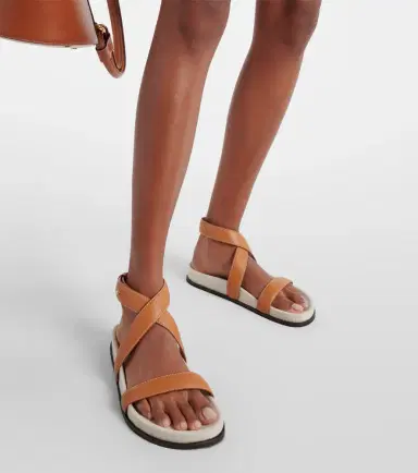 Toteme Leather sandals | Thumbnail 6 Toteme Leather sandals | Thumbnail 6