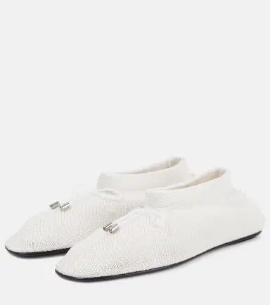Toteme Knit ballet flats | Thumbnail 3 Toteme Knit ballet flats | Thumbnail 3