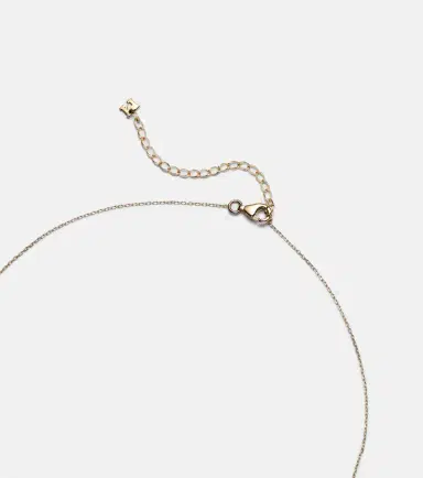 Mateo 14kt gold La Barre necklace with diamonds | Thumbnail 3 Mateo 14kt gold La Barre necklace with diamonds | Thumbnail 3