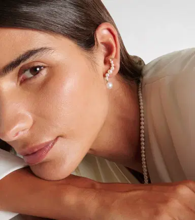 Mateo 14kt gold drop earrings with pearls | Thumbnail 3 Mateo 14kt gold drop earrings with pearls | Thumbnail 3