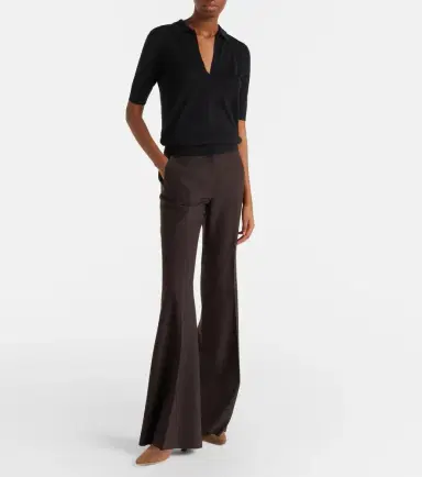 Gabriela Hearst Frank cashmere and silk polo sweater | Thumbnail 4 Gabriela Hearst Frank cashmere and silk polo sweater | Thumbnail 4